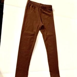 Stretch Is Comfort Brown girls leggings.